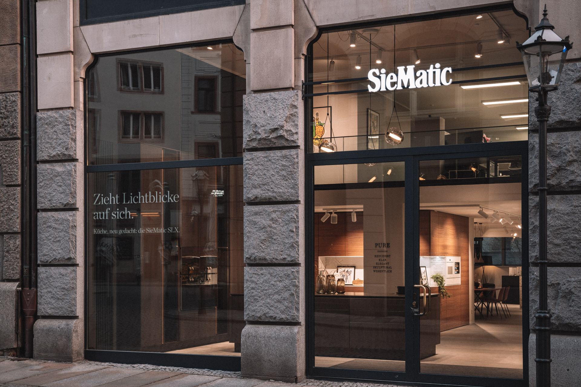 Außenansicht SieMatic Studio, Barfußgäßchen 15 in Leipzig