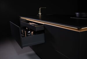 LEICHT Küche KL 86 Carbongrau – LEICHT Studio Leipzig